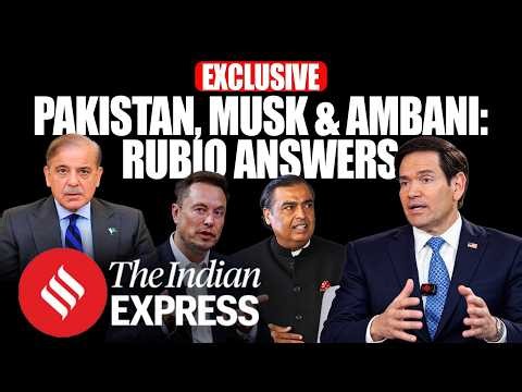 ‘Elon Musk Is a Private Citizen’: Marco Rubio on Ambani, Pakistan and India’s Peace Push