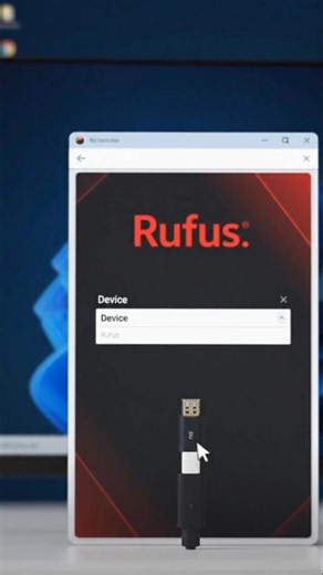 💻 Create a Bootable USB Easily with Rufus! 🚀 Learn how to make a bootable USB step by step. #Rufus