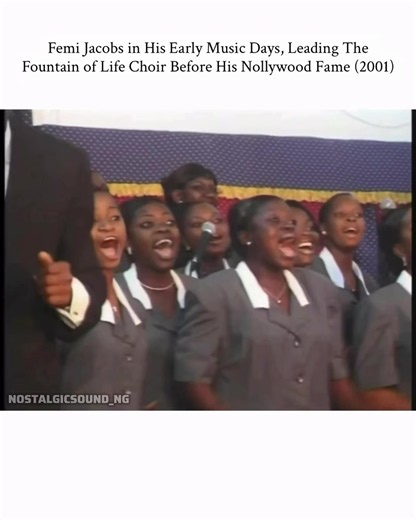Femi Jacobs gospel performance at Fountain of Life Church (2001)