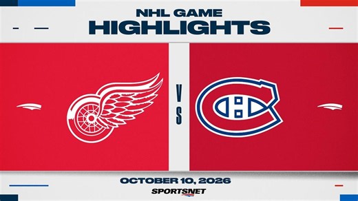 NHL Highlights | Red Wings vs. Canadiens - October 10, 2026