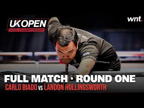 Carlo Biado vs Landon Hollingsworth | Round One | 2025 UK Open Pool Championship