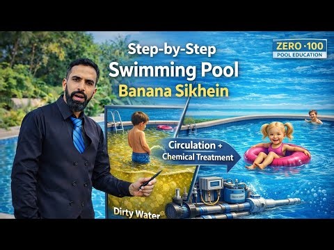 How a Swimming Pool Works | Complete Circulation & Chemical System ❤️❤️❤️🥹