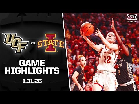 UCF vs. Iowa State Game Highlights | 2025-26 Big 12 Women's Basketball