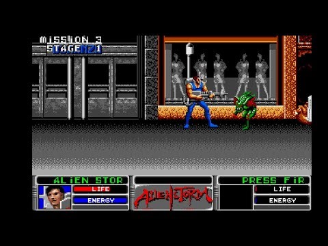 Alien Storm [Amiga Longplay] (1991) US Gold