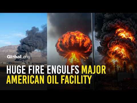 Massive Explosion Rocks Major US Oil Refinery As Huge Fire Erupts