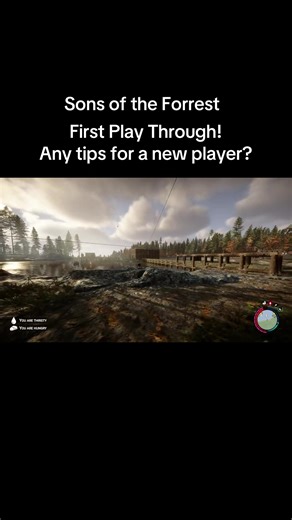 Sons of the Forrest first play through.. any tips for a new player? Day 40 going pretty strong #sonsoftheforestgame #sonsoftheforestgameplay #sonsoftheforesttips #sonsoftiktok