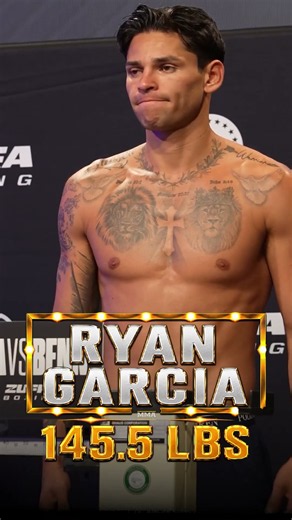 Ryan Garcia MAKES WEIGHT for his WBC welterweight title defense against Conor Benn 🏆🥊