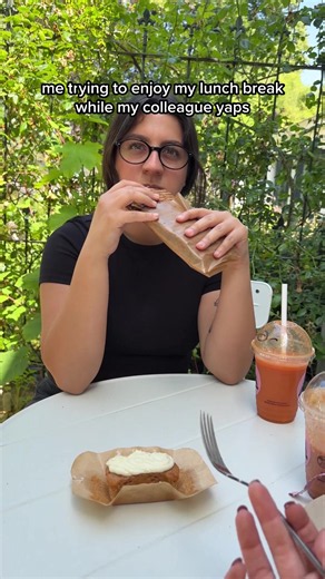 A hard no on the phrase 'quick work thing' between 1 and 2pm, thank you 🥪