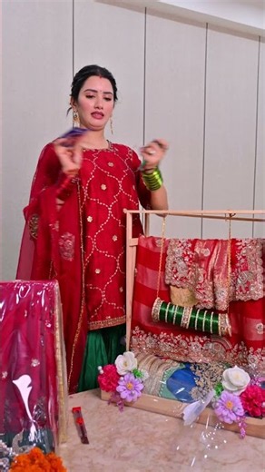 Teej Gift Unboxing 😍 #teej #neetubisht #unboxingvideo