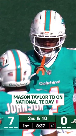 Mason Taylor TD on National TE Day ‼️🤝 #jets #nfl #football