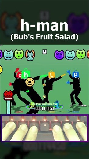 h-man - Bub's Fruit Salad #fnf #fnfmod #fyp #piracy #3ds