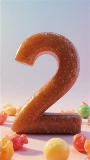 Magic Candy Numbers 🍭 | Count 1 to 5 #learnnumbers #kidscartoon #forkids #counting #babyvideos