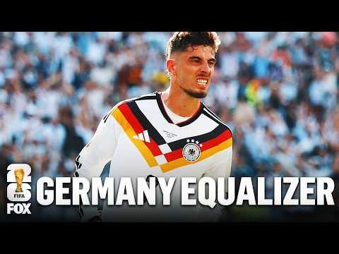 Germany LEVELS Score 🚨 Kai Havertz Redirects Cross to Find the Net vs Paraguay