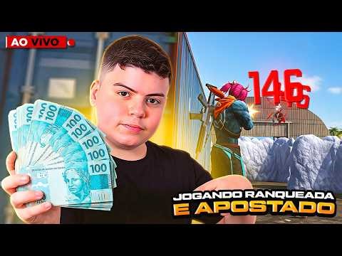 🔴 LIVE! - JOGANDO RANKEADA NA NOVA TEMPORADA - E APOSTADO DE SEMPRE- PHZIN7 LIVE ON FREE FIRE 🔴