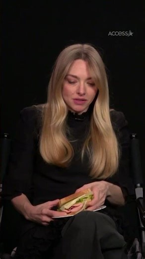 Surprising Sydney Sweeney & Amanda Seyfried With A Sandwich