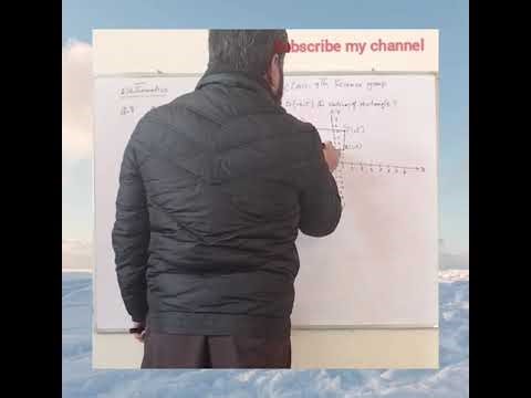 Co-ordinate Geometry chapter 7 exercise 7.1 question 8, mathematics class 9th science group