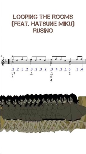 Looping the Rooms (feat. HATSUNE MIKU) - rusino #kalimba