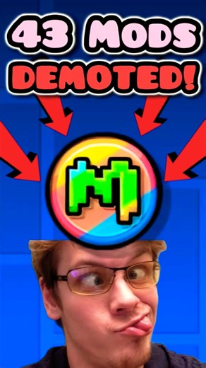 GEOMETRY DASH Just Demoted 43 MODERATORS?! 😭 #geometrydash