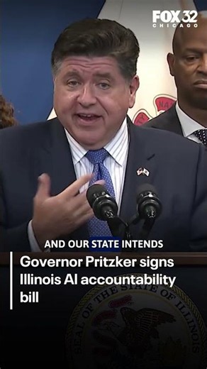 Pritzker signs Illinois AI accountability bill