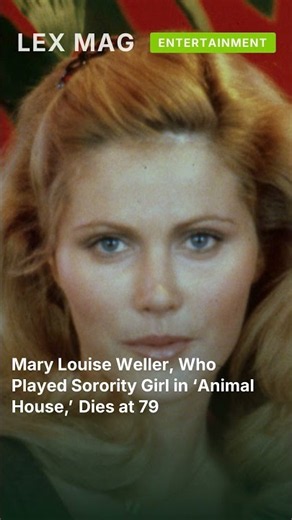 Mary Louise Weller, Who Played Sorority Girl in ‘Animal House,’ Dies at 79 #shorts