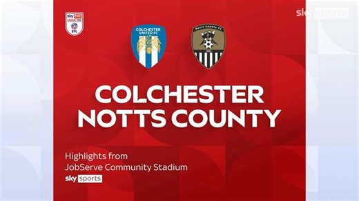 Colchester 0-1 Notts County