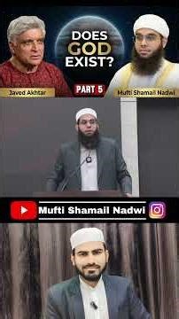 🔥 PART 5 🧠 Does God Exist? | Javed Akhtar vs Mufti Shamail Nadwi | Logical Clash & Faith ✨