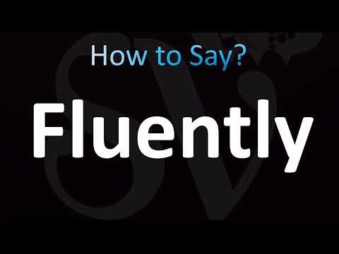How to Pronounce Fluently (CORRECTLY!)