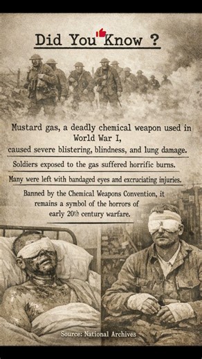 Mustard Gas in WWI: The Blister Agent That Shocked the World (Banned by CWC)