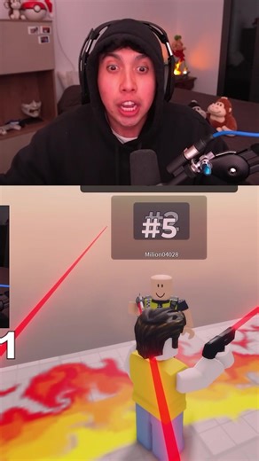 Gameplay de Tiro a Ciegas en Roblox