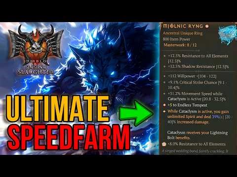 Diablo 4 CATACLYSM IS INSANE! Best Speedfarm Build Season 12