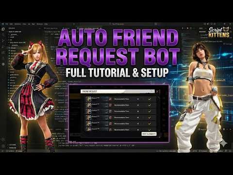 Friend Request Spam API Python Source | 100% and Fully Working All Servers | Tutorial No.4