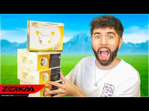 I OPENED FOUR POKEMON 30th ANNIVERSARY ETBs!