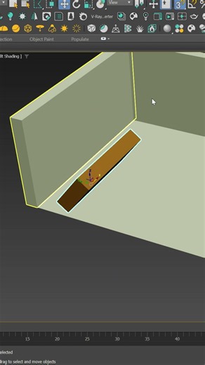 aligning a object in 3ds max 🤯#3dsmax #cad #architecture #new #viral