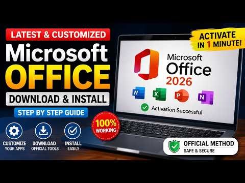 Install Microsoft Office Like a Pro 😎 | Microsoft Office 365 Apps (2026)