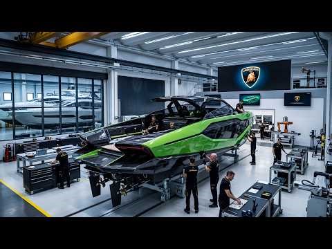 Inside Lamborghini's Motor Yacht Factory — Italy's Most Insane Build - Production Process