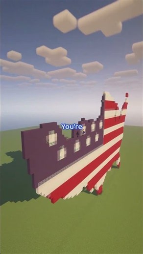 U.S.A map in Minecraft!