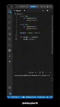 Python Project Day 35 | Method Overriding, Polymorphism, and Abstract Classes Tutorial