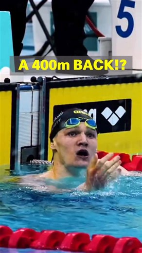 The race nobody asked for (and nobody wants). World Junior Record holder John Shortt breaks down the impossible 400m back. What do you think the WR would be in a 400m back? . . . #swimming #swimlife #backstroke #400IM #swimmer chlorine swimcoach hypothetical | Social Kick
