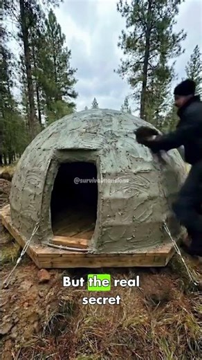 Building a Secret Underground Dome Cabin FromScratch | DIY Off-Grid Sheltel