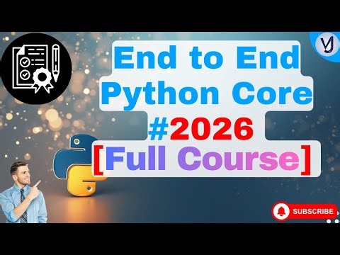 Python Full Course [2026] | Complete Python Tutorial for Beginners to Advanced