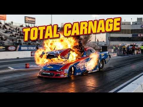 INSANE Drag Racing Crashes: Miraculous Escapes & Massive Explosions