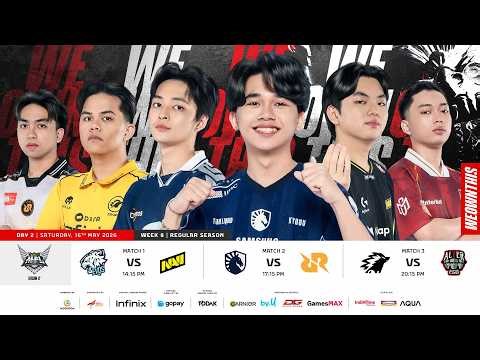 🔴 LIVE | MPL ID S17 | Regular Season Day 2 Week 8 | English