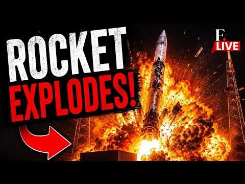 SHOCKING! Blue Origin Rocket Bursts Into Flames | New Glenn Rocket Explodes | Rocket Explosion LIVE