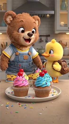 15 Cupcake Explosion 🧁#duck#vendingmachine#kidsanimation#funnyanimation