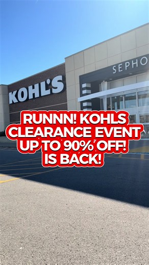 RUNNN! 👀🔥 Kohl’s Clearance Event is LIVE! Up to 90% off with the EXTRA 50% OFF through October 25th!! This is both in stores and online! Check BOTH online and in stores because you’ll find different things at each!! In stores anything with a yellow tag is an EXTRA 50% off and THERES SO MUCH! The sale runs through October 25th, but the best finds go FAST, so don’t wait! 🛍️ #kohls #clearance #home #fyp #Rebeldealz
