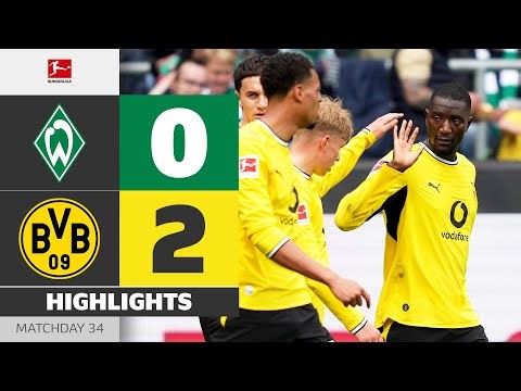 WERDER BREMEN - BORUSSIA DORTMUND | Highlights | Matchday 34 – Bundesliga 2025/26
