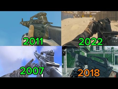 Evolution of the M16. (2007-2022)