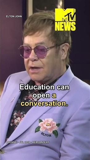 Elton John: Silence Did Not Give Him the Answers