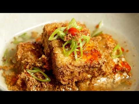 Agedashi Mapo Tofu — Sichuan Heat Inside Crispy Tofu?
