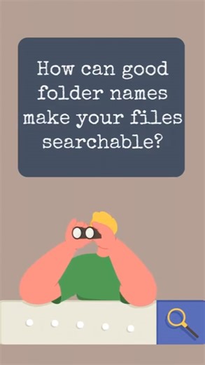 How can good folder names make your files searchable? #photoorganizing #folders